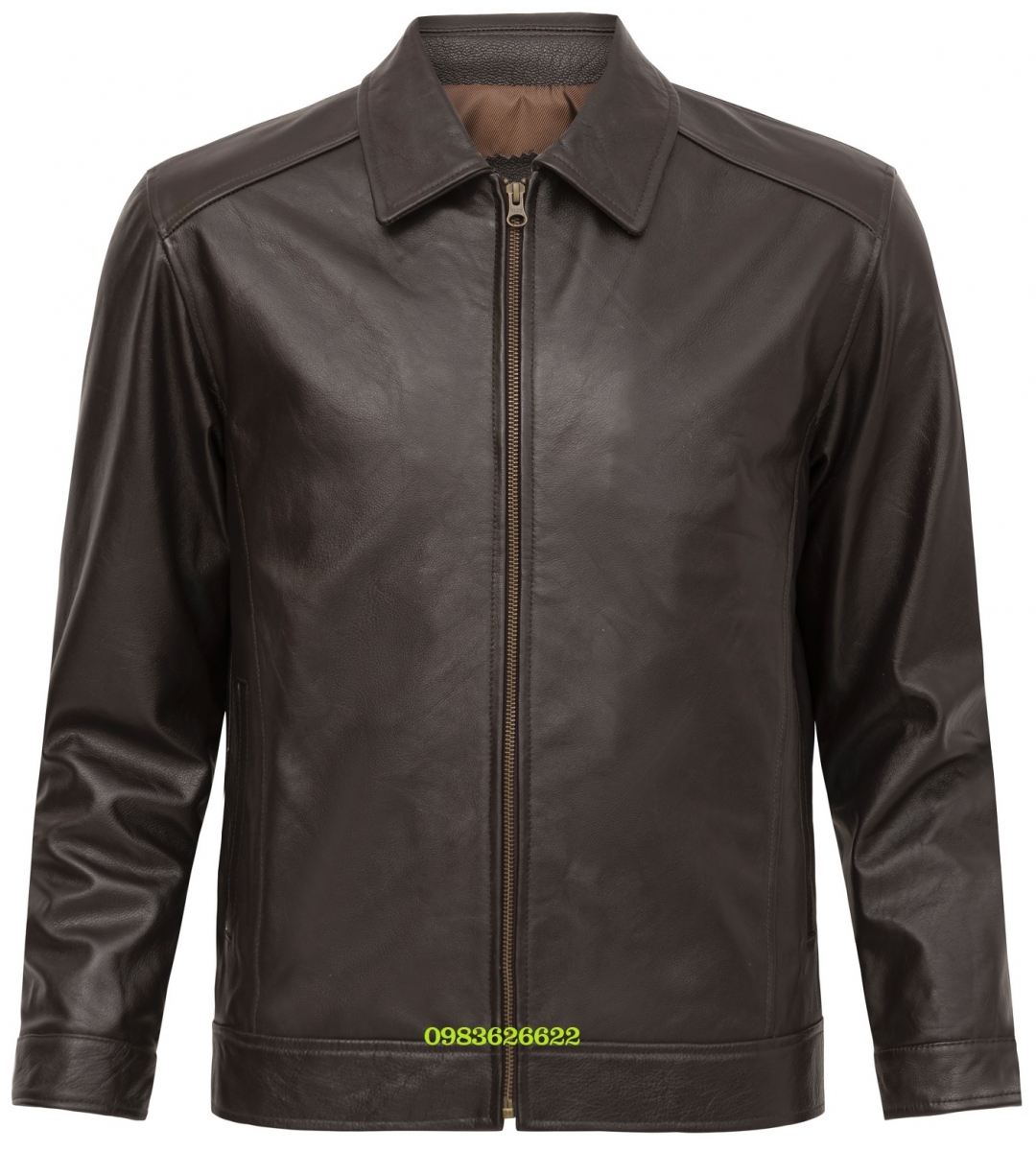 áo khoác da thật