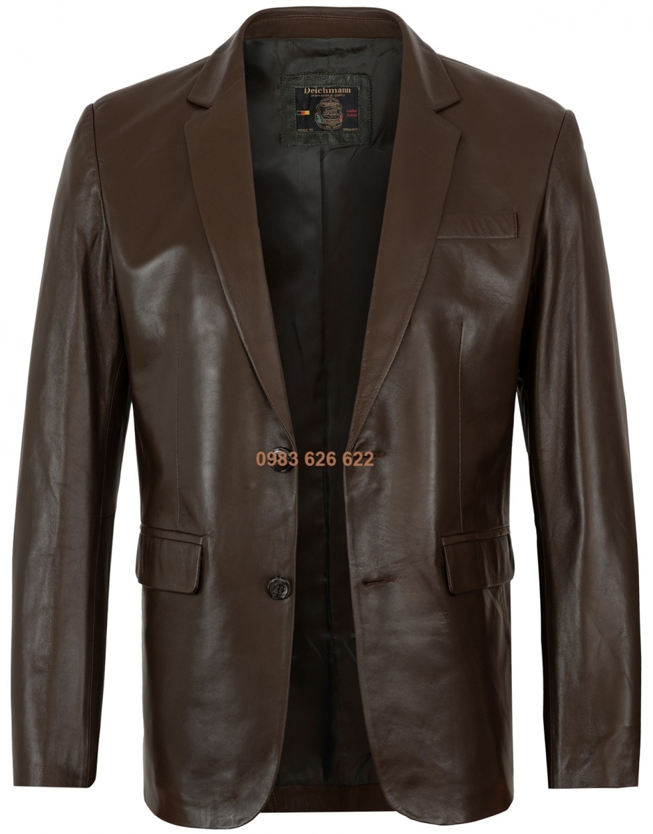 áo vest da nam xịn