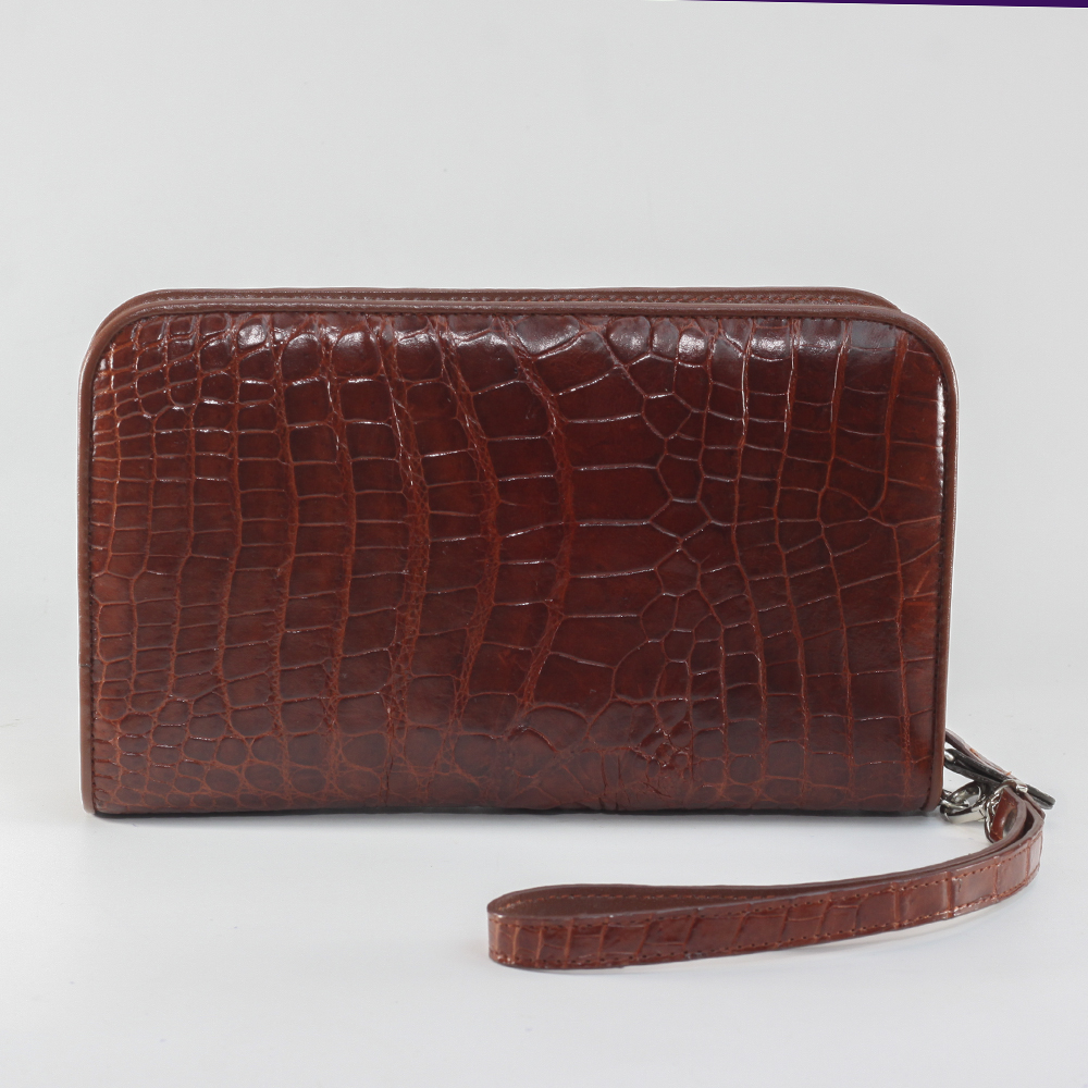 ví da cá sấu nguyên con