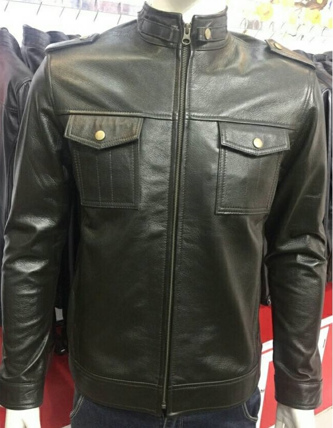 ÁO DA LẠC ĐÀ XỊN MÀU XANH RÊU HAI TÚI NGỰC