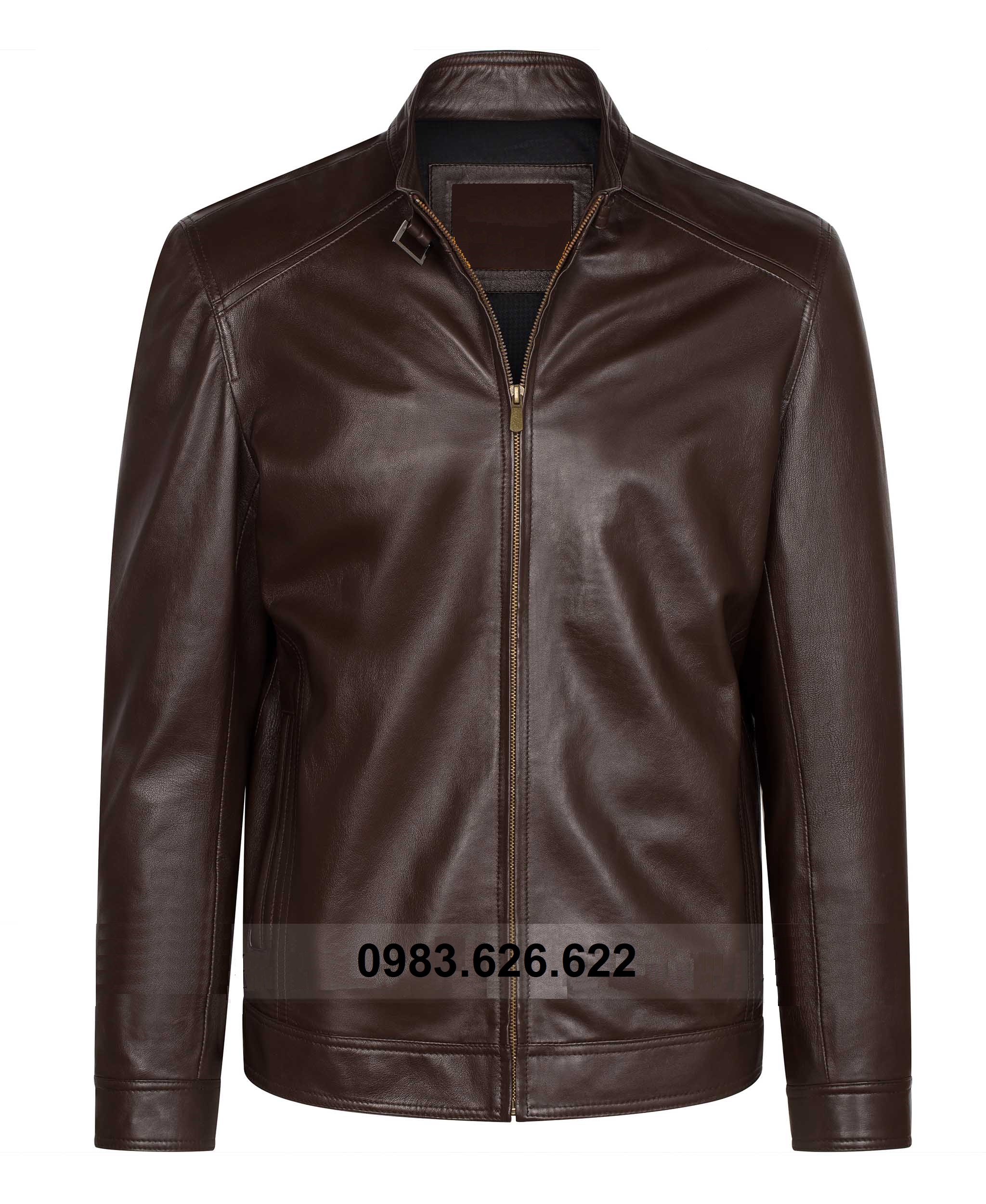 ÁO DA CỪU Ý - CHẤT LIỆU DA CỪU NHUNG MÀU NÂU (205)