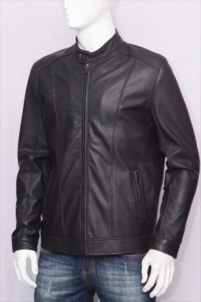 ÁO DA CỪU HÀNG HIỆU DÁNG BODY MÀU ĐEN DÀNH CHO NAM 213