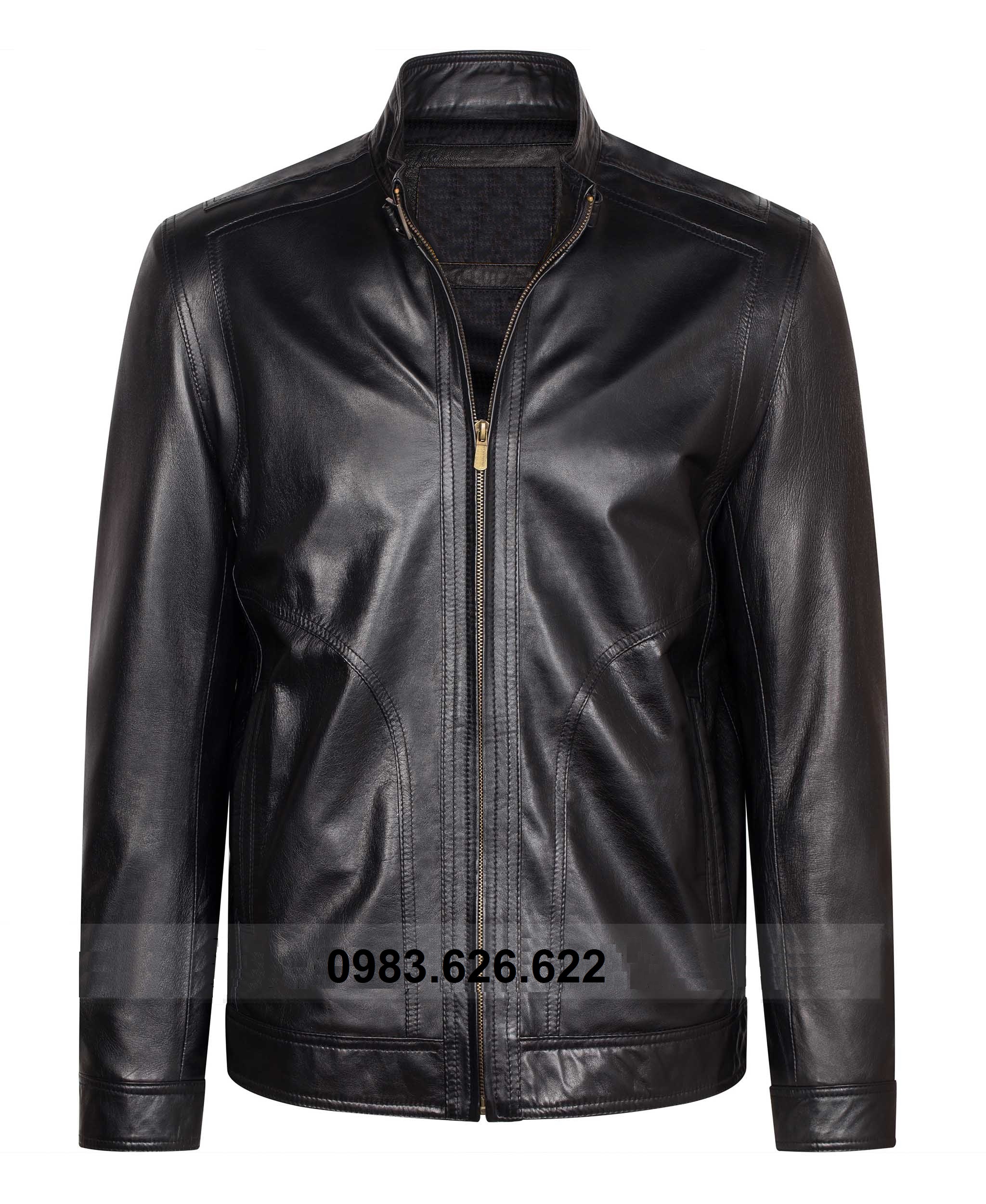 ÁO DA CỪU NHUNG - CỔ TRÒN MÀU ĐEN 212