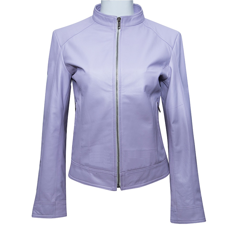 ÁO DA CỪU NỮ ĐẸP CỔ TRÒN DÁNG TRƠN MÀU XANH