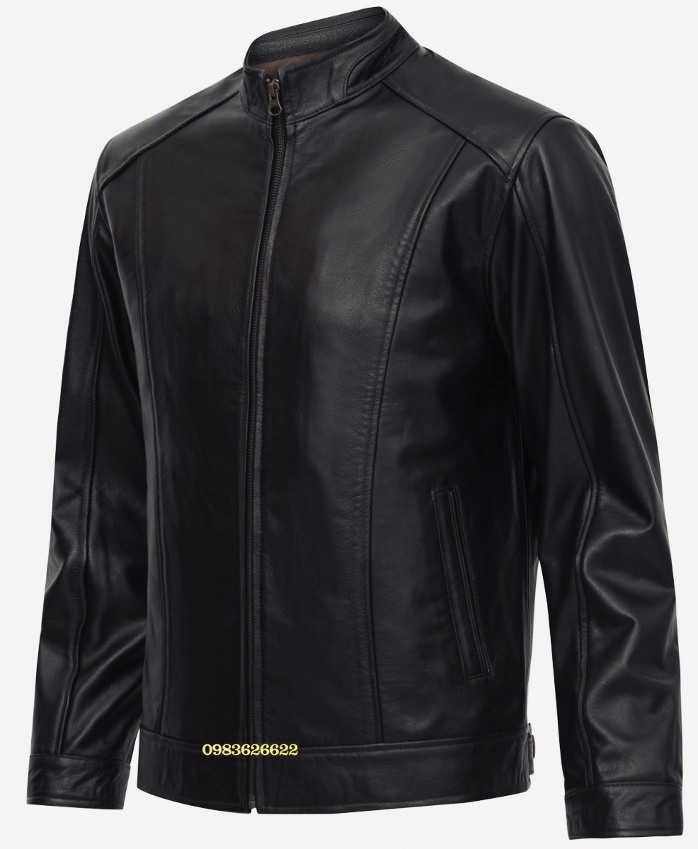 ÁO DA THẬT ĐẸP DA BÒ THẬT CAO CẤP BỀN ĐẸP KHÔNG NỔ DA (100)