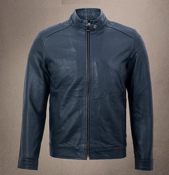 ÁO DA THẬT HÀ NỘI CHẤT LIỆU DA DÊ CAO CẤP MÀU XANH DƯƠNG (301)