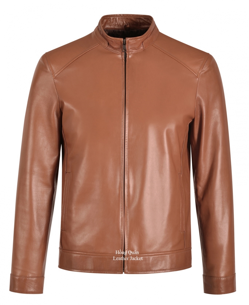 ÁO KHOÁC DA THẬT NAM CHẤT LIỆU DA CỪU Ý CAO CẤP 269