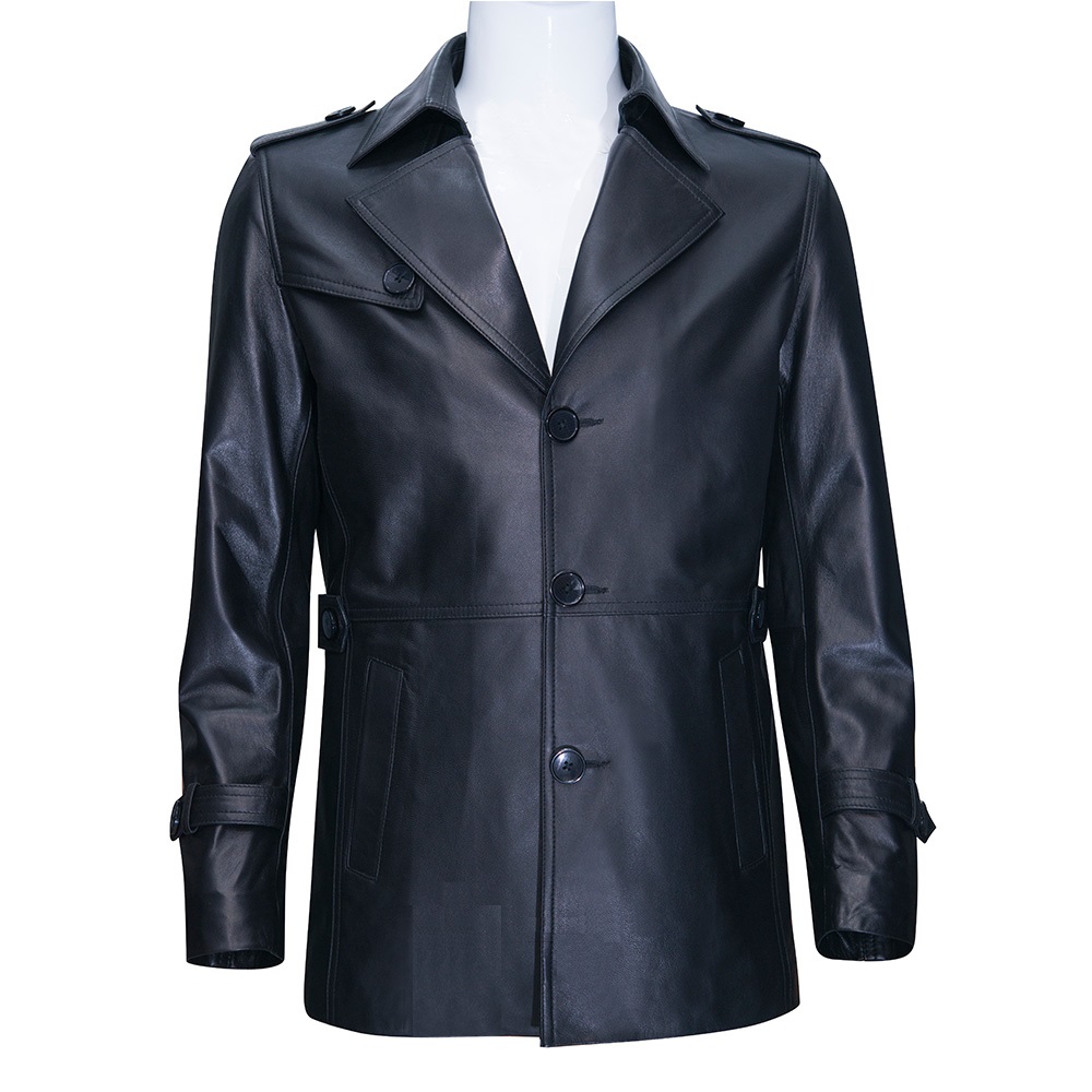 ÁO KHOÁC ĐỜ MI DA THẬT NHẬP KHẨU NGUYÊN CHIẾC CHẤT LIỆU DA CỪU (09)