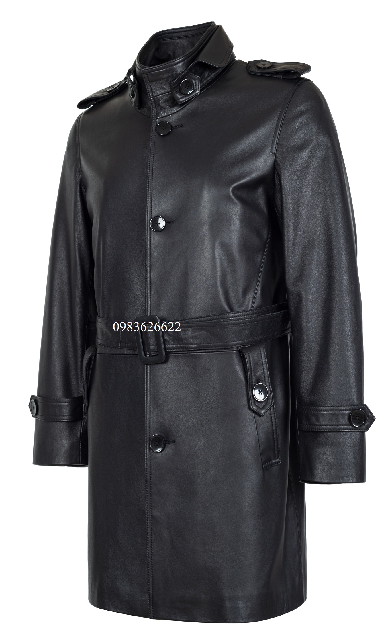 ÁO MĂNG TÔ DA DÀNH CHO NAM DA CỪU CAO CẤP MÃ 04