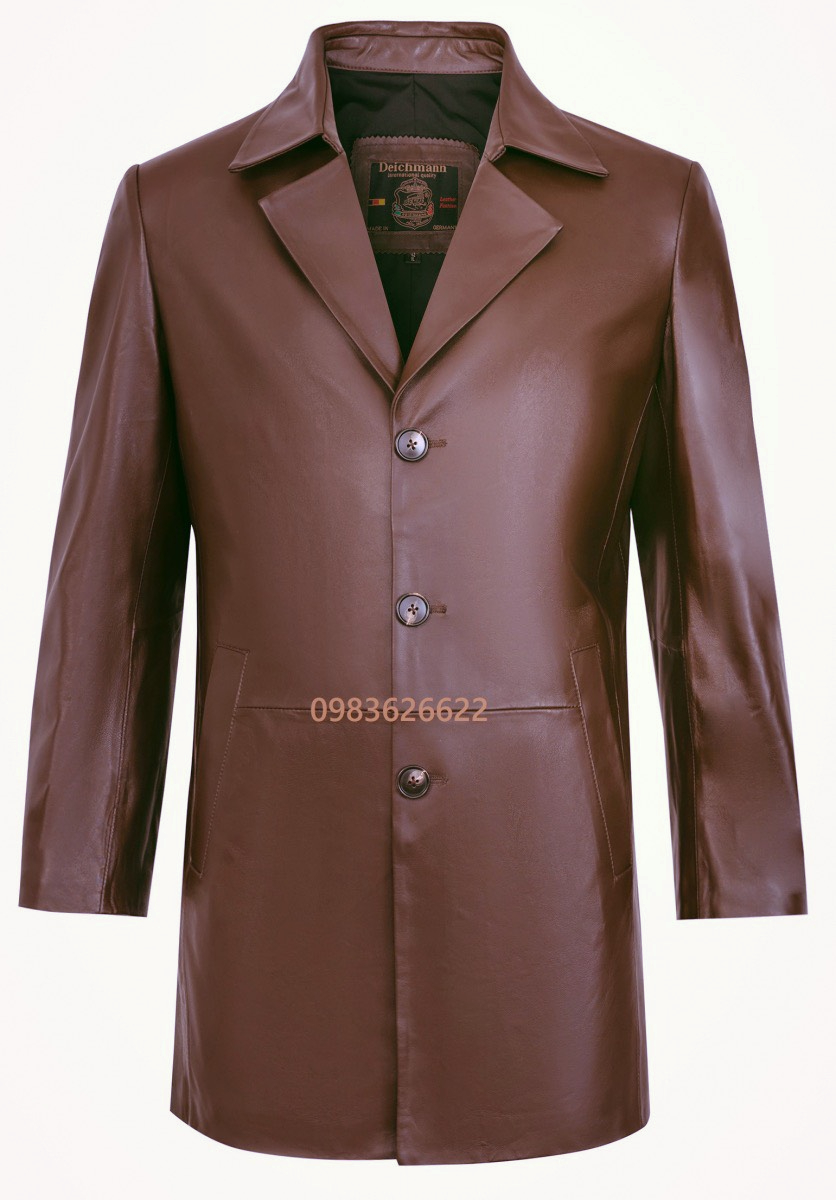 ÁO MĂNG TÔ DA THẬT NHẬP KHẨU 071